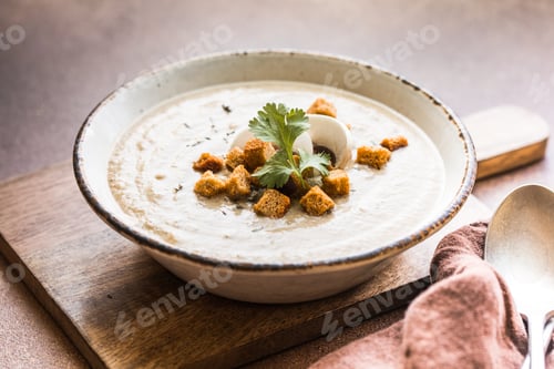 Preview: roasted portobello mushroom soup