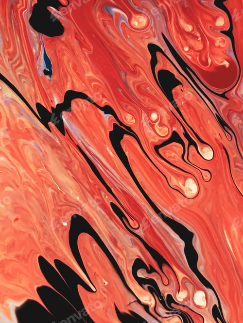 Preview: Beautiful oily painting with mixed colors - perfect for background or wallpaper
