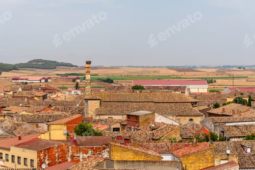 Preview: Cityscape of the town of Astudillo, Palenciain Spain