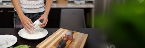 Preview: Preparing Fresh Fish in Kitchen for Cooking
