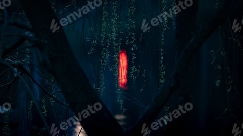 Preview: Mystery view of a forest with large trees