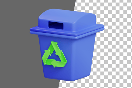 Preview: Trash Bin 3D Icon