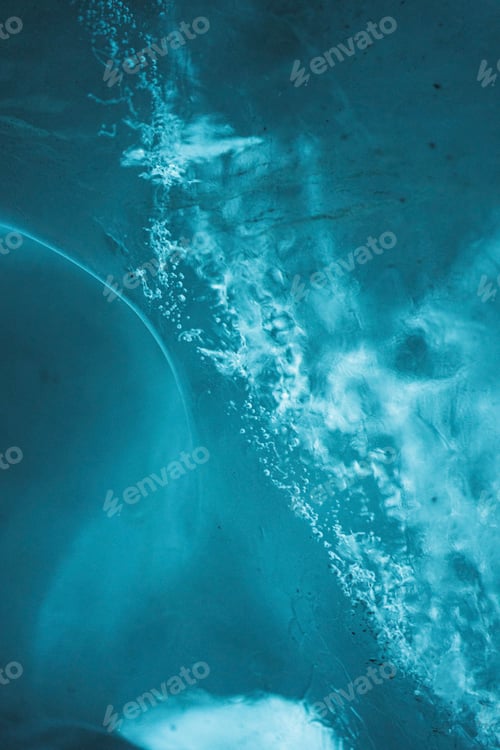 Preview: Blue glacier textured background