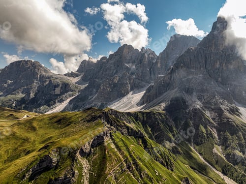 Preview: Breathtaking mountainous landscape in San Martino di Castrozza, Italy