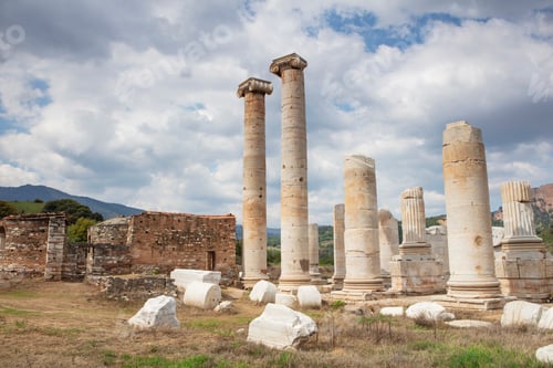 Preview: The Temple of Artemis. Sardes Ancient city. Manisa, Turkey. UNESCO World Heritage Tentative List.