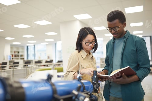Preview: Two Students in Astronomy Class