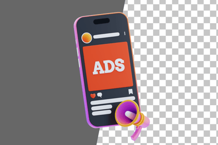 Preview: Social Media Ads 3D Icon