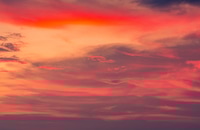 Preview: Beautiful sunset sky and clouds. Dramatic orange, red, pink and purple sky. Romantic dreamy sunset
