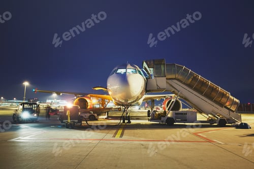 Preview: Airport in the night