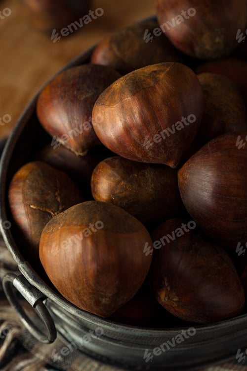 Preview: Raw Brown Organic Italian Chestnuts