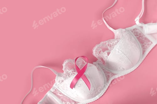 Preview: Breast cancer awareness and healthcare and medicine concept.
