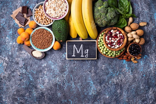 Preview: Assortment of food containing magnesium