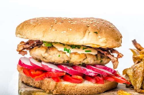Preview: Chicken burger, healthy burger