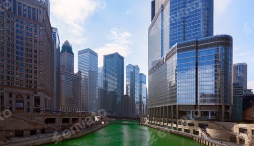 Preview: Saint Patrick's Day in Chicago City, Green River, Illinois, USA