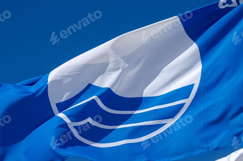 Preview: Blue Flag an international award for beaches and marinas, beach concept
