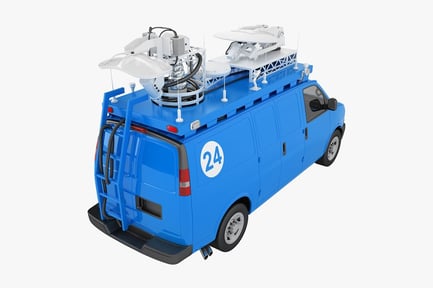 Preview: News Van: Mobile TV Broadcasting Vehicle