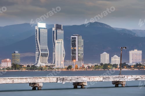 Preview: Beautiful city view of Izmir, Turkey.