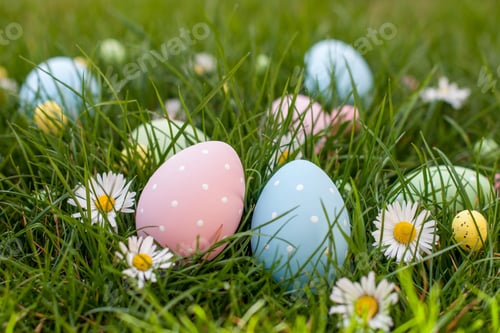 Preview: preparation, easter eggs, coloured, colours