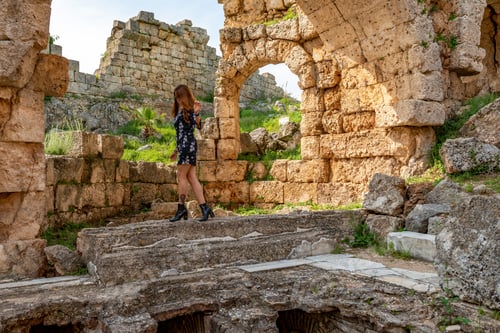 Preview: Perge Ancient City, Antalya - Turkey. April 04, 2019.