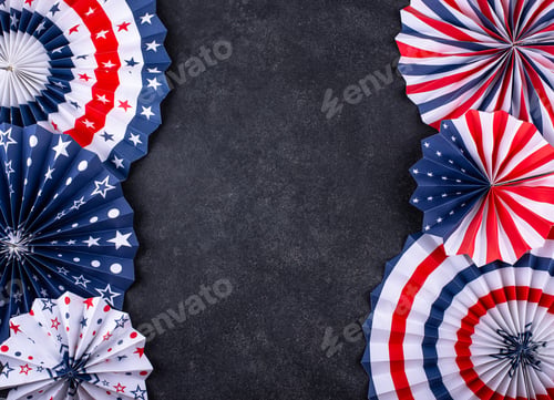 Preview: Labor Day celebration with USA flag