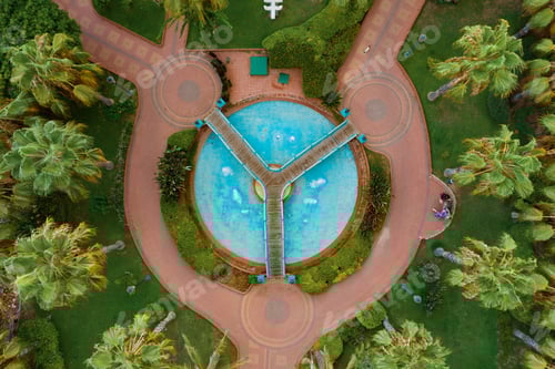 Preview: Aerial view of swimming pool