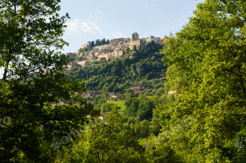 Preview: Summer landscape in Frosinone province near Cassino, Lazio, Italy