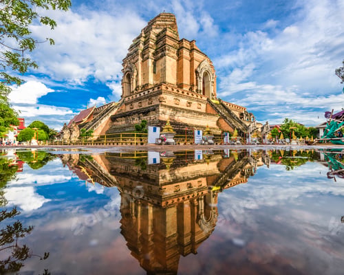 Preview: Chiang Mai, Thailand at Wat Chedi Laung.