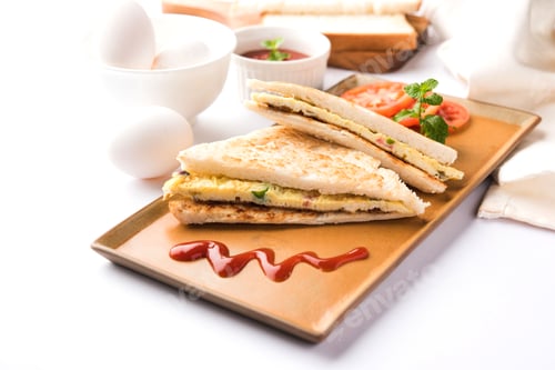 Preview: Bread Omelette Sandwich