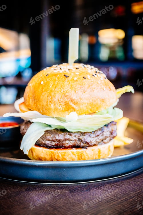 Preview: Beef meat hamburger