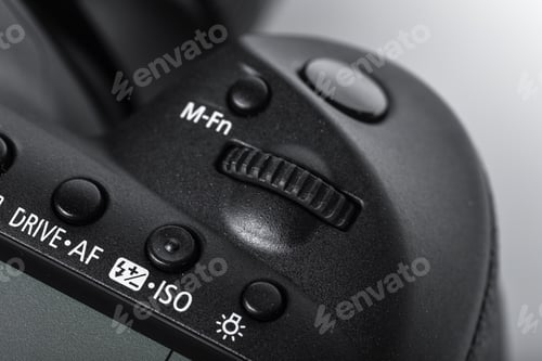 Preview: Closeup view of digital camera