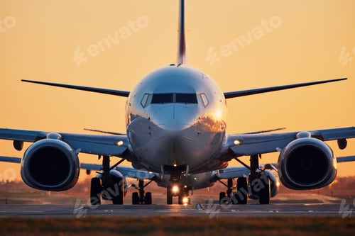 Preview: Evening traffic at airpot