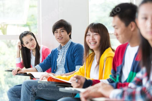 Preview: Asian College Student On Campus