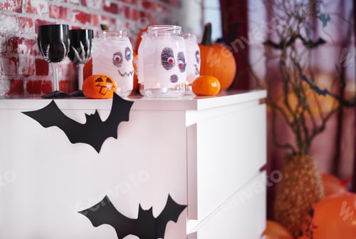 Preview: Home decorated for halloween party