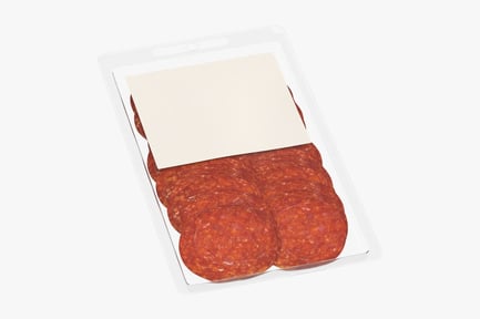 Preview: Sliced Pepperoni in Clear Packaging