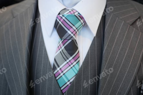 Preview: men shirt clothing with tie on white.