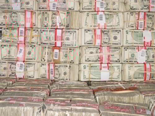 Preview: Bundles of Five Dollar Bills