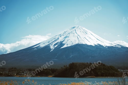 Preview: Fuji mountain iconic and Symbolic Mountain of Japan.