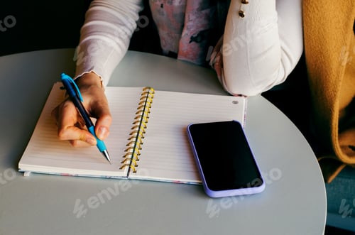 Preview: Girl using mobile phone. Using technology