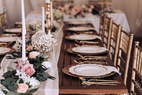 Preview: Formal Table scape decor for wedding