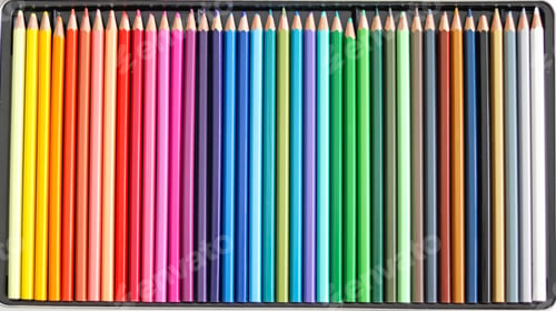 Preview: 🌟Nominated 🌟 Top view of box with colorful pencils