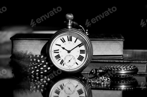 Preview: Old mechanical pocket watch