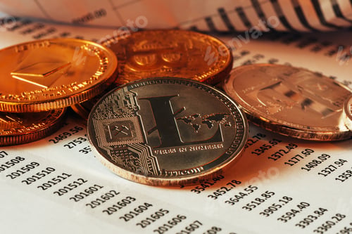 Preview: Litecoin cryptocurrency coin