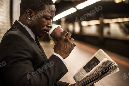 Preview: Business man in the subway
