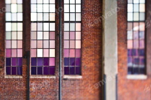 Preview: Exterior of brick warehouse.