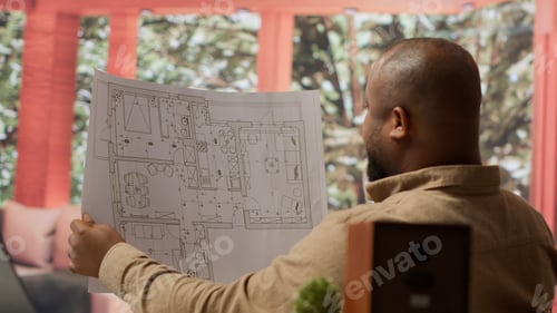 Preview: Corporate owner planning an office interior design renovation