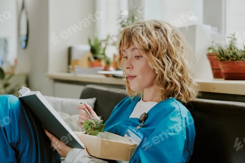 Preview: Nurse Reading Novel in On Call Room