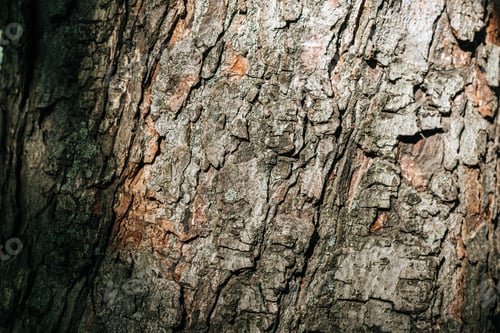 Preview: close-up view of old grey tree bark background