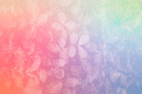 Preview: Colorful leaf pattern textured backdrop