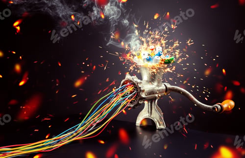 Preview: Mincing Machine Is Grinding Colorful