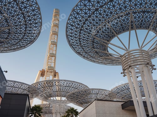 Preview: Dubai, United Arab Emirates, March 26, 2023: Bluewaters island